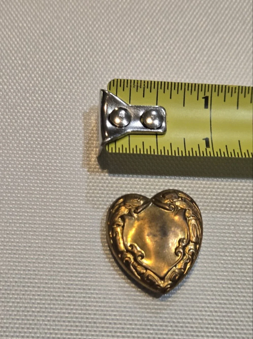 Vintage Heart Button Covers (Set Of 4)